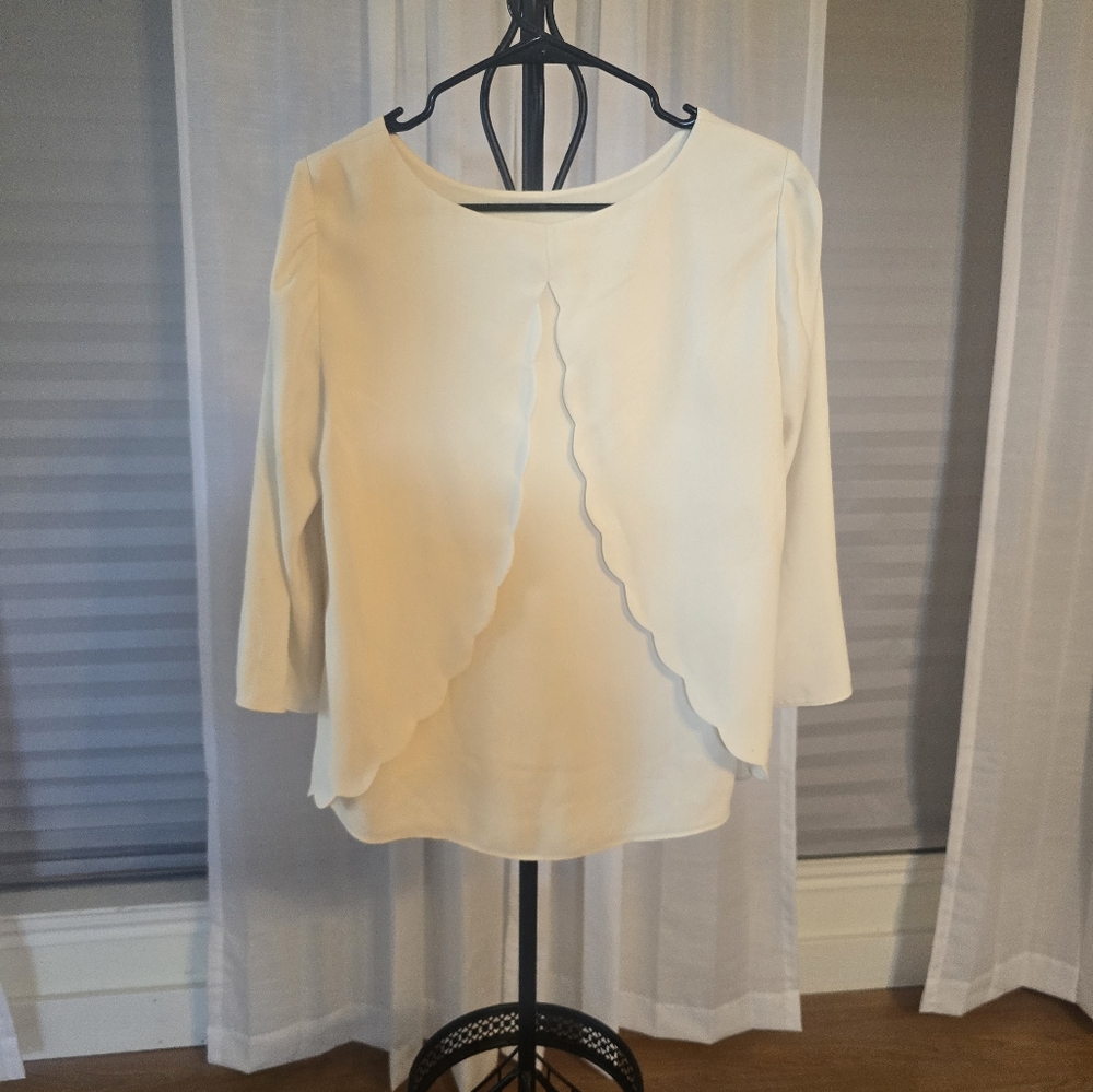Talbots Classic White Blouse - image 6